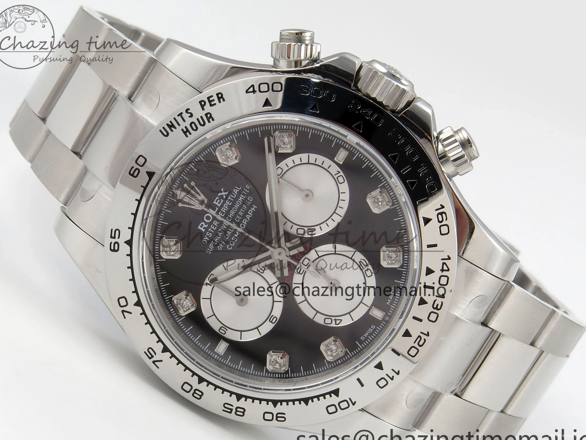 Good Copy Rolex Watches DD Tailored 1:1 SS Clone Daytona SS Clean on 126509 Best Black Edition Bracelet Dial 255 Super 1218